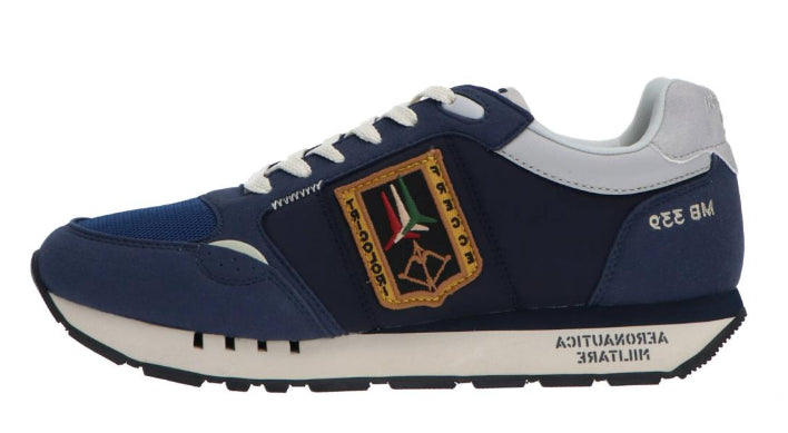 AERONAUTICA MILITARE SNEAKERS UOMO FRECCE TRICOLORI MYSTERIOUS BLUE