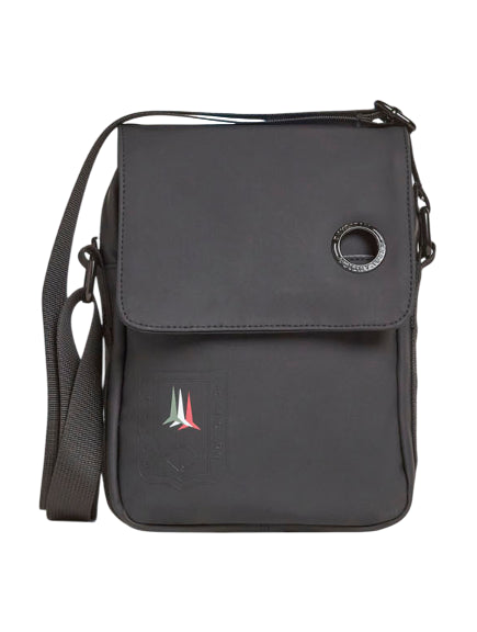 AERONAUTICA MILITARE BORSELLO A TRACOLLA IDROREPELLENTE JET BLACK