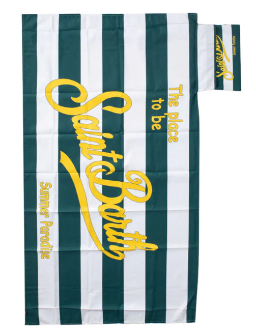 MC2 SAINT BARTH TELO MARE AIDAN RIGHE STRIPES POP 5191 VERDE