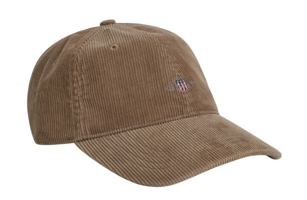 GANT CAPPELLO IN VELLUTO A COSTE SHIELD WARM KHAKI