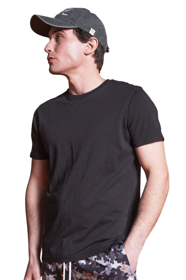 IMPURE T.SHIRT 100% COTONE SLUB REGULAR FIT BLACK