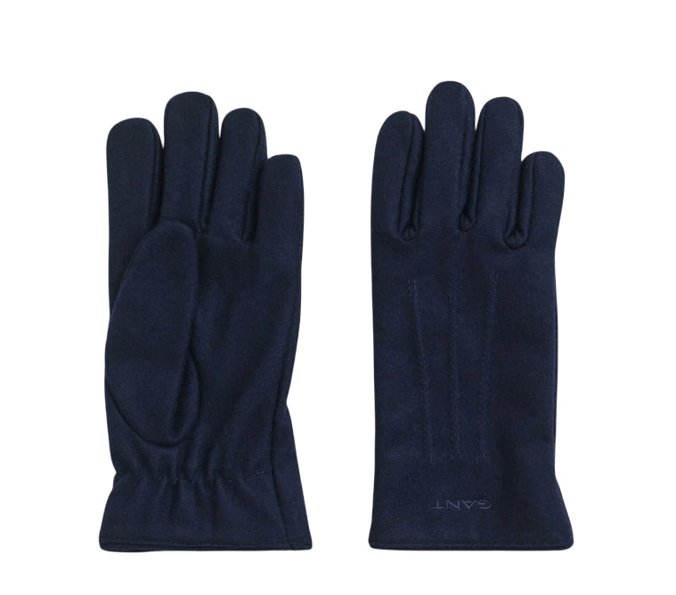 GANT GUANTI UOMO MELTON COLORE CLASSIC BLU