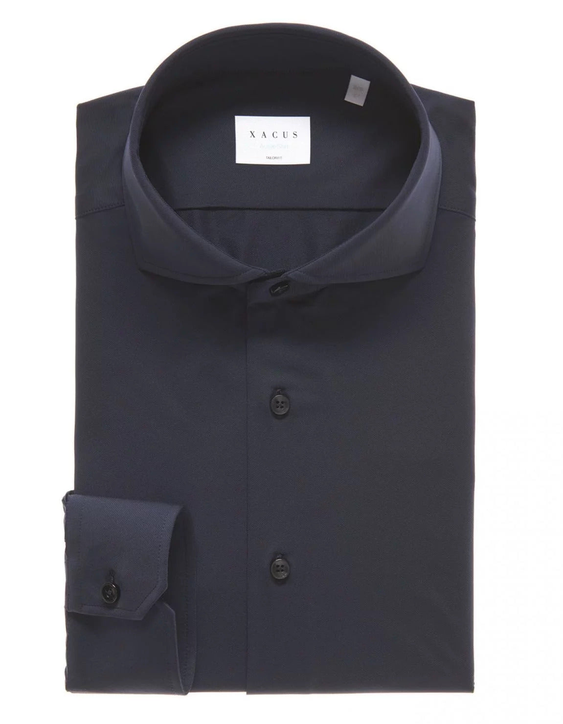XACUS CAMICIA COLLO FRANCESE PICCOLO ACTIVE SHIRT COLORE BLU
