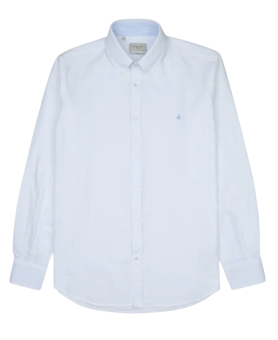 BROOKSFIELD CAMICIA BUTTON DOWN REGULAR FIT BIANCO V0031