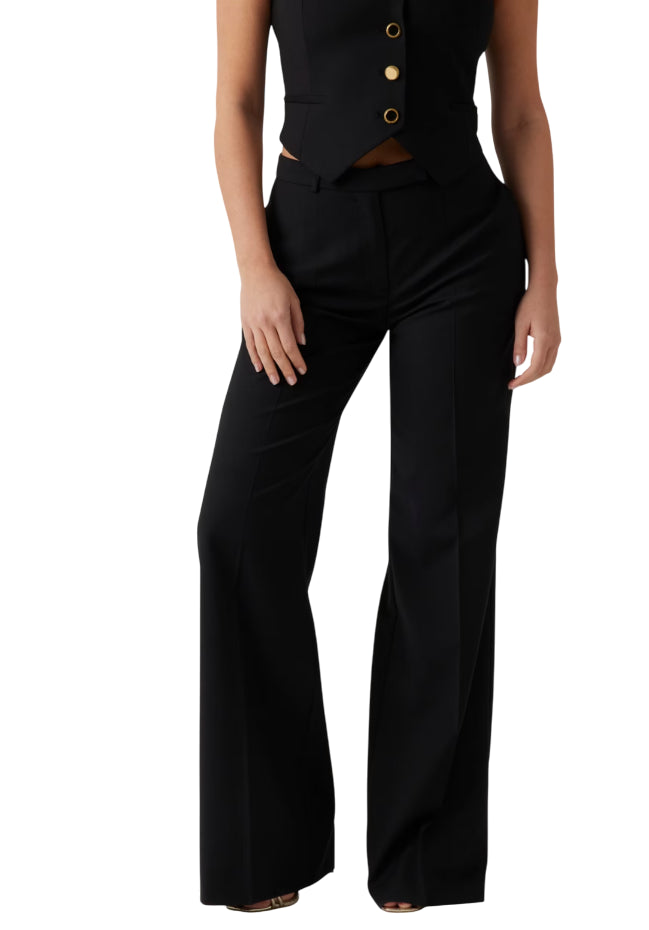 MARCIANO BY GUESS PANTALONE MISTO LANA JET BLACK