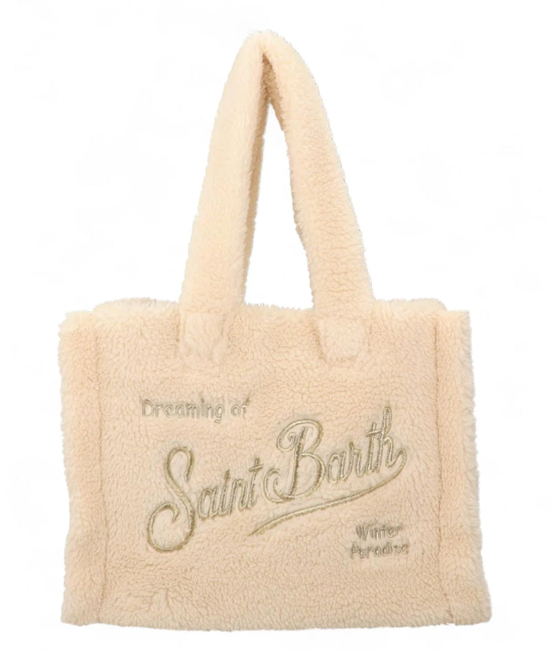 MC2 SAINT BARTH BORSA A MANO MINI VANITY IN ECOPELLICCIA BIANCO