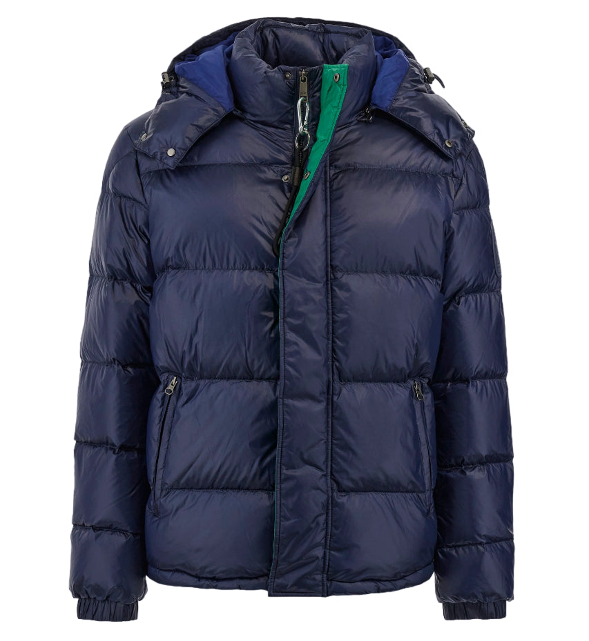 LA MARTINA PIUMINO OUTDOOR WHIT BLU NAVY