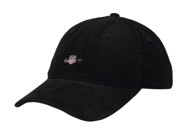 GANT CAPPELLO IN VELLUTO A COSTE SHIELD BLACK