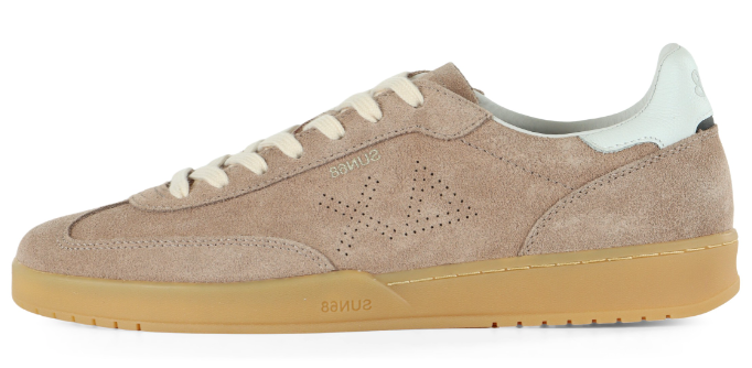 SUN68 SNEAKERS CALIFORNIA SUN SUEDE STONE