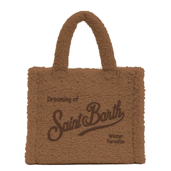MC2 SAINT BARTH BORSA A MANO MINI VANITY IN ECOPELLICCIA MARRONE