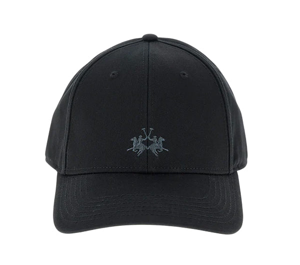 LA MARTINA CAPPELLO BASEBALL UNISEX IN COTONE BLACK