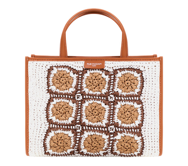 RUE MADAM PARIS BORSA CARIOCA CROCHET NATURAL