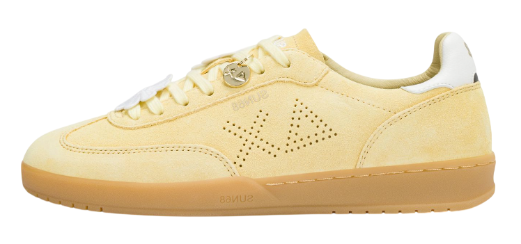 SUN68 SNEAKERS CALIFORNIA SUN SUEDE GIALLO LIMONE