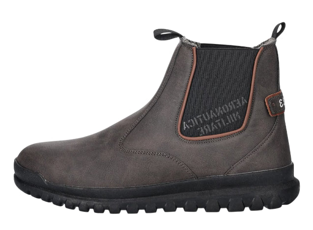 AERONAUTICA MILITARE STIVALETTO CHELSEA TESTA DI MORO