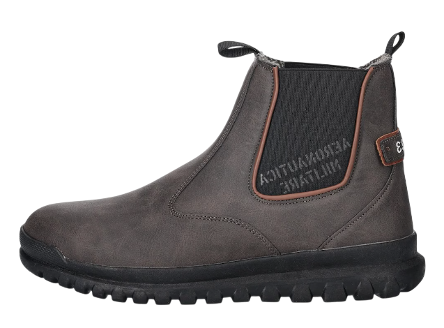 AERONAUTICA MILITARE STIVALETTO CHELSEA TESTA DI MORO