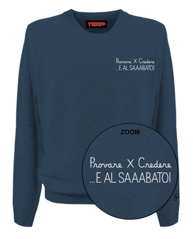 MC2 SAINT BARTH MAGLIONE HERON PROVARE PER CREDERE BLU