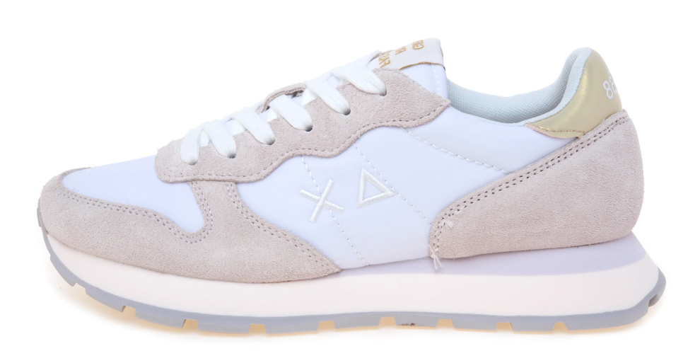 SUN68 SNEAKERS ALLY GOLD SILVER COLORE BIANCO