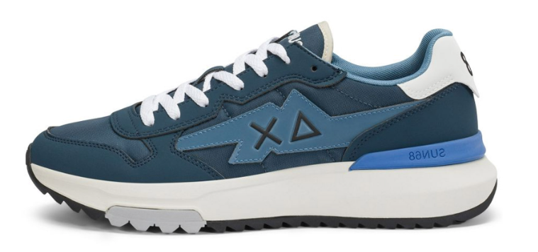 SUN68 SNEAKERS NIKI 2.0 SOLID NAVY BLUE