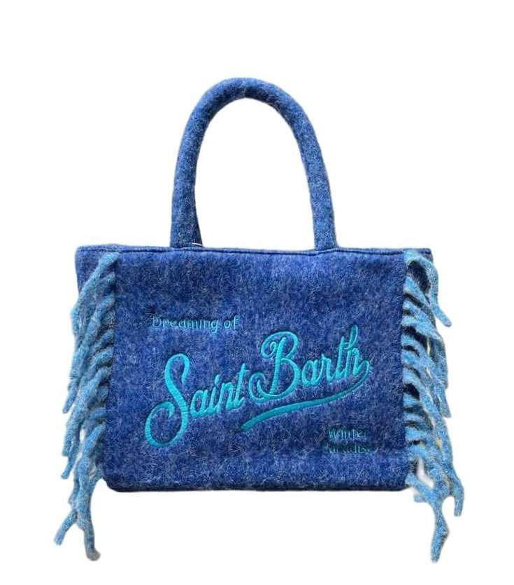 MC2 SAINT BARTH BORSA A MANO VANITY BLANKE BLU