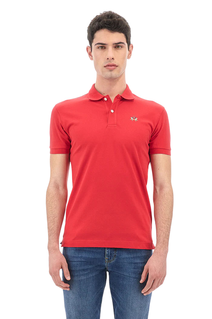 LA MARTINA POLO DA UOMO EDUARDO SLIM FIT COL FORMULA UNO