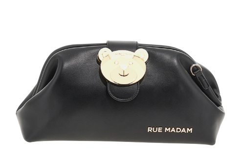 RUE MADAM PARIS CLUTCH POUNCH BLACK