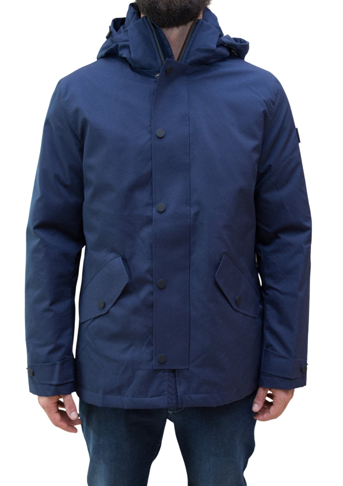 MARK MIDOR GIUBBOTTO MODELLO TRENCH COLORE BLU