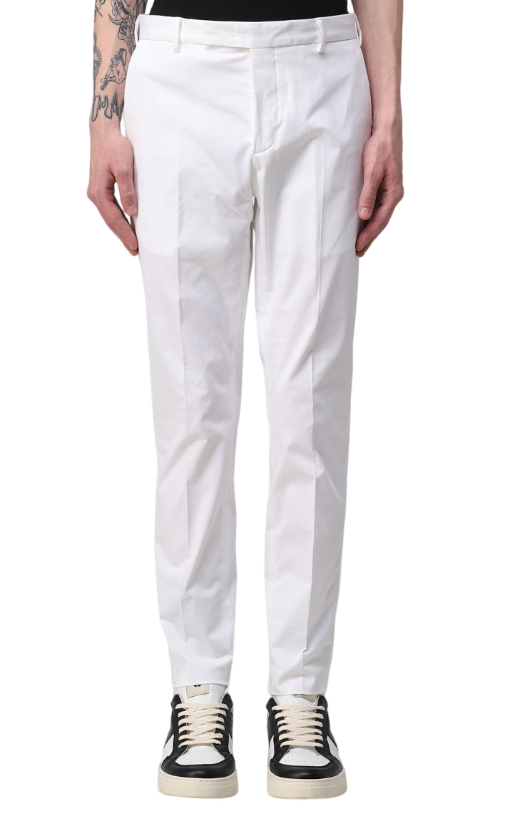 PT01 PANTALONE GABARDINE BIANCO