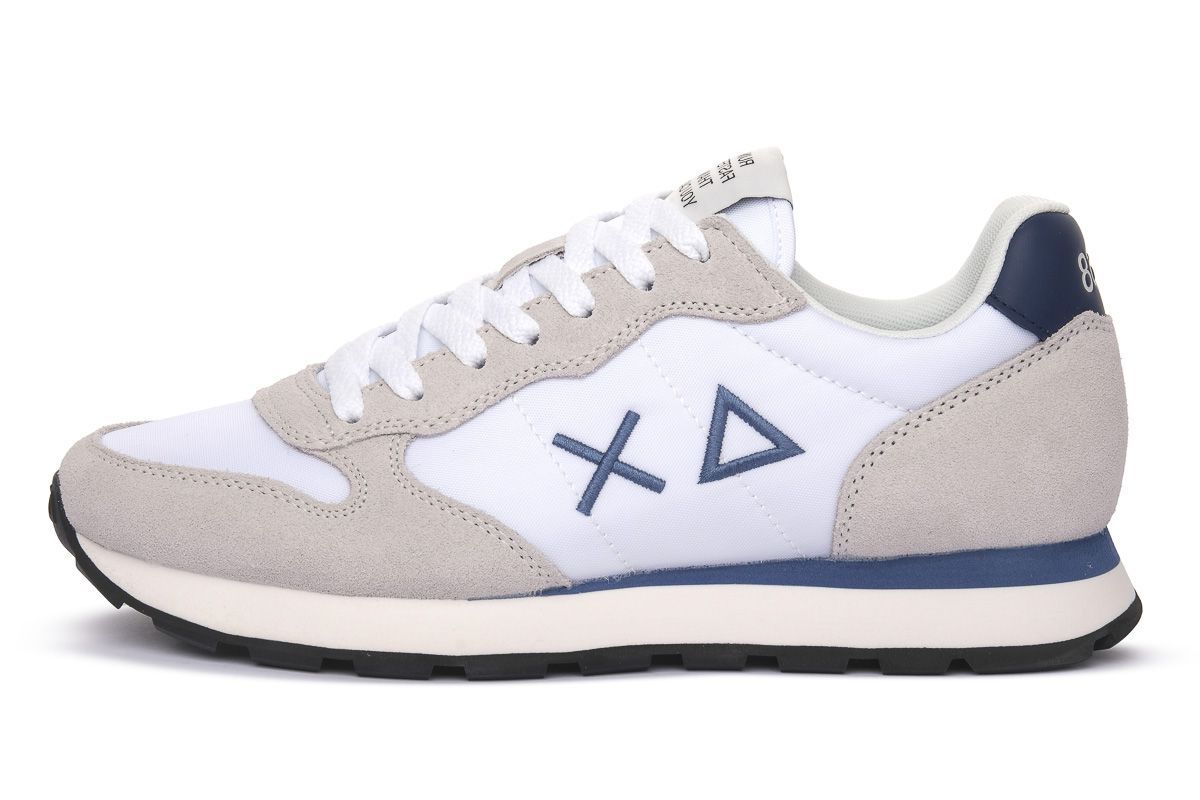 SUN68 SNEAKERS UOMO TOM SOLID BIANCO