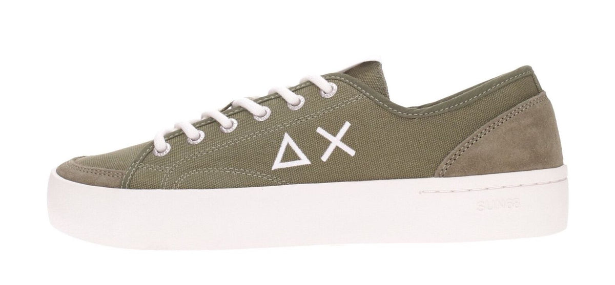 SUN68 SNEAKERS STREET CANVAS MILITARE