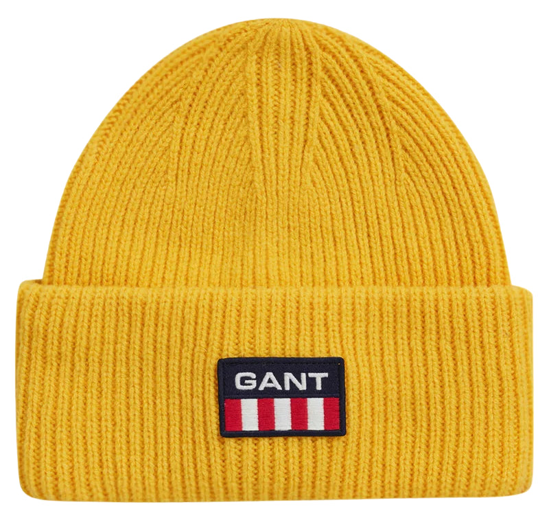 GANT BERRETTO RETRO LOGO GIALLO