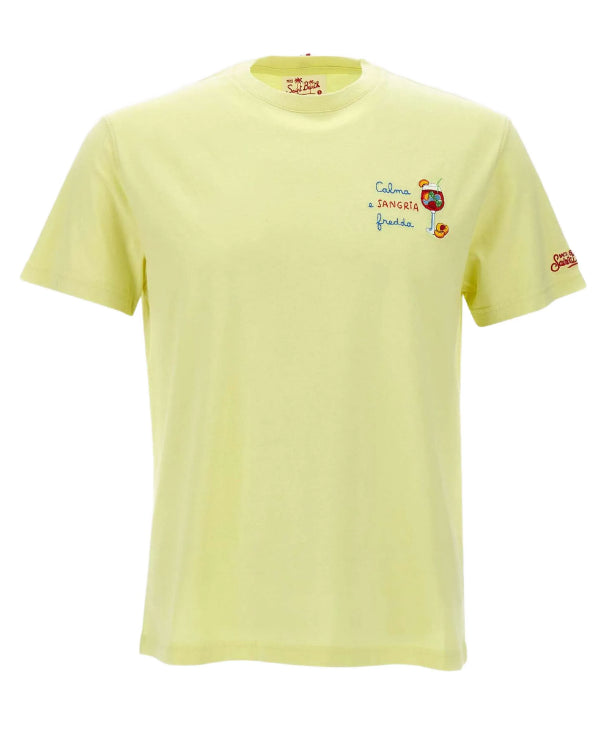 MC2 SAINT BARTH T-SHIRT PORTOFINO CALMA SANGRIA GIALLO