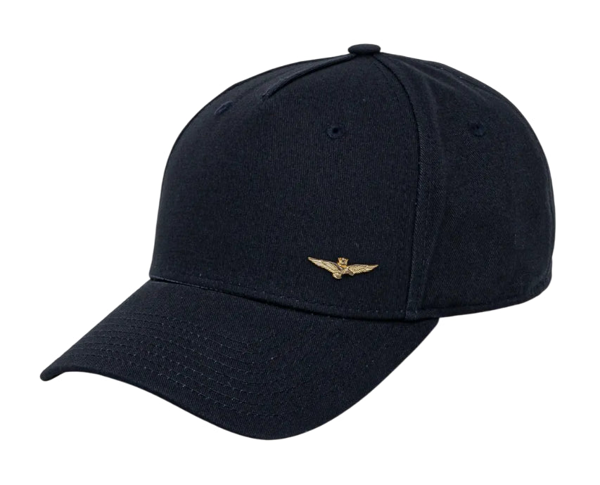 AERONAUTICA MILITARE CAPPELLO BASICO CON AQUILA IN METALLO BLU NAVY