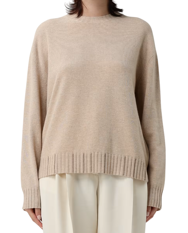 FABIANA FILIPPI MAGLIA IN PLATINUM COLORE CORDA