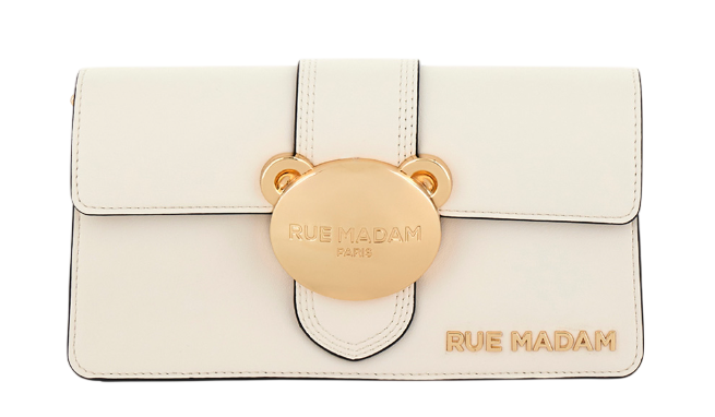 RUE MADAME PARIS BORSA A TRACOLLA TEDDY IT-BAG SOFT WHITE