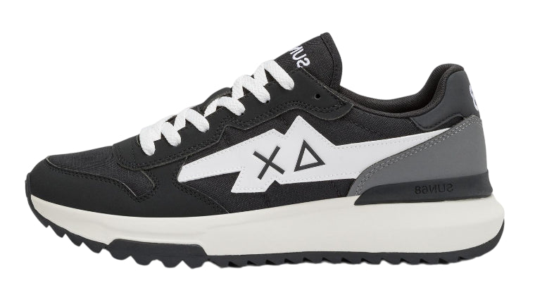 SUN68 SNEAKERS UOMO NIKI 2.0 SOLID COLORE NERO