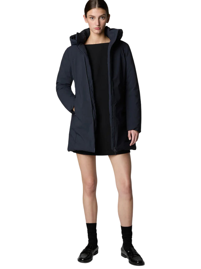 SAVE THE DUCK DONNA PARKA CON CAPPUCCIO RACHEL BLU