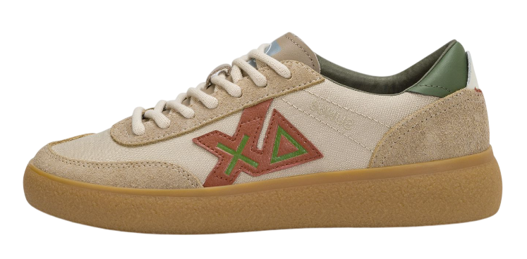 SUN68 SNEAKERS UOMO LUIS LOW BEIGE