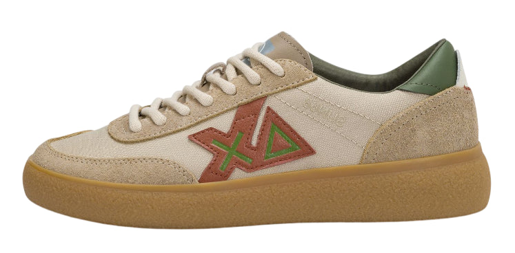 SUN68 SNEAKERS UOMO LUIS LOW BEIGE