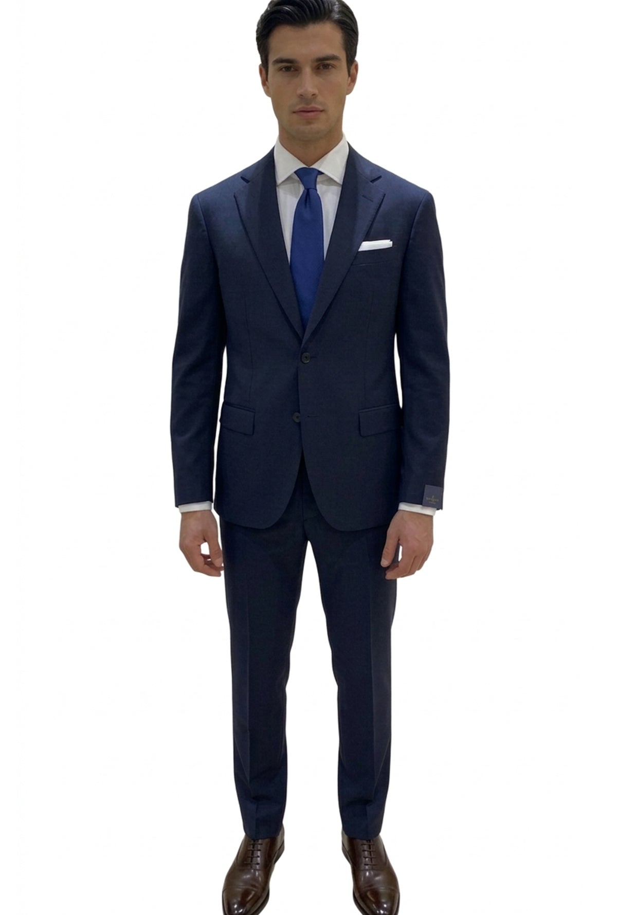 MARK MIDOR ABITO IN LANA VERGINE DROP 4 COLORE BLU NAVY