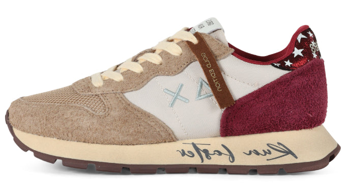 SUN68 SNEAKERS DONNA ALLY VINTAGE GOLD EDITION BEIGE