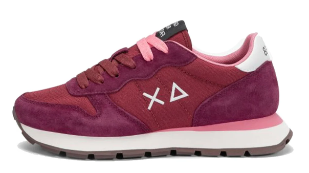 SUN68 SNEAKERS DONNA ALLY SOLID Z45201 BORDEAUX