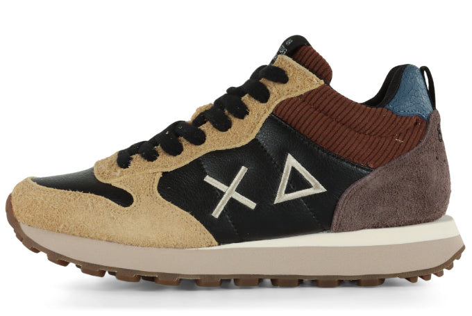 SUN68 SNEAKERS UOMO TOM WINTER MID COLORE NERO