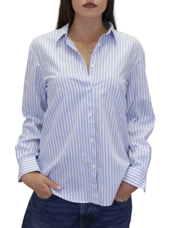 MC2 SAINT BARTH CAMICIA DONNA BRIGITTE SNOOPY AMOUR A RIGHE
