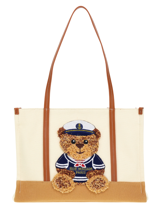 RUE MADAME PARIS BORSA MORBIDA MARVIN SHOPPING SUMMER BICOLOR COOKIE