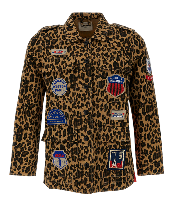 RUE MADAME PARIS SAFARI JACKET LEOPARD