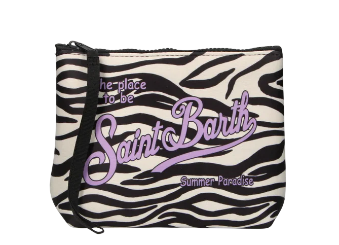 MC2 SAINT BARTH POCHETTE ALINE ZEBRA COLOR