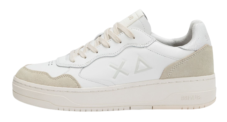 SUN68 SNEAKERS UOMO BIG BASKET 01 BIANCO