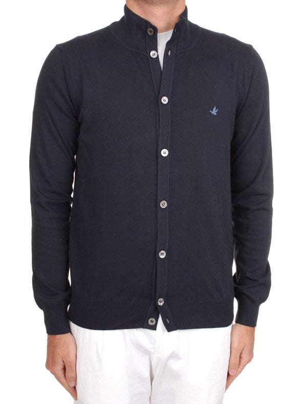 BROOKSFIELD CARDIGAN UOMO COLORE BLU NAVY