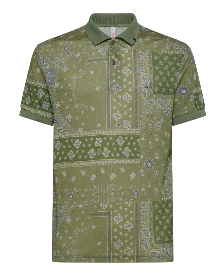 POLO IN LINO MILITARE