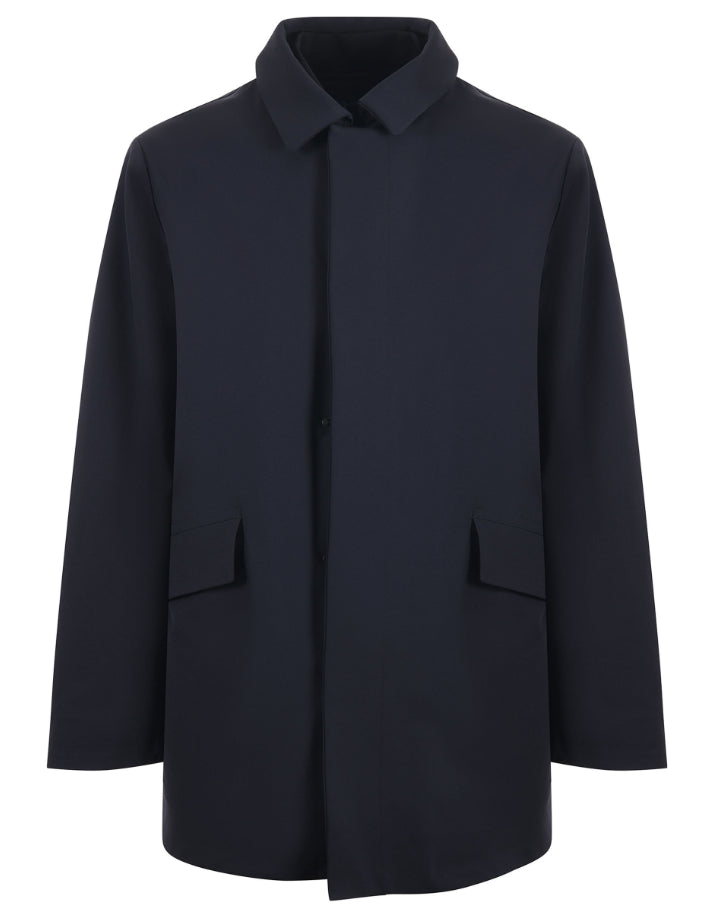 PEOPLE OF SHIBUYA GIUBBOTTO IN TESSUTO TECNICO NINARU-PM981 NAVY BLUE